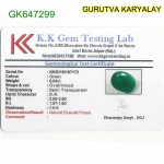 Ratti-8.88 (8.04 CT) Natural Green Emerald
